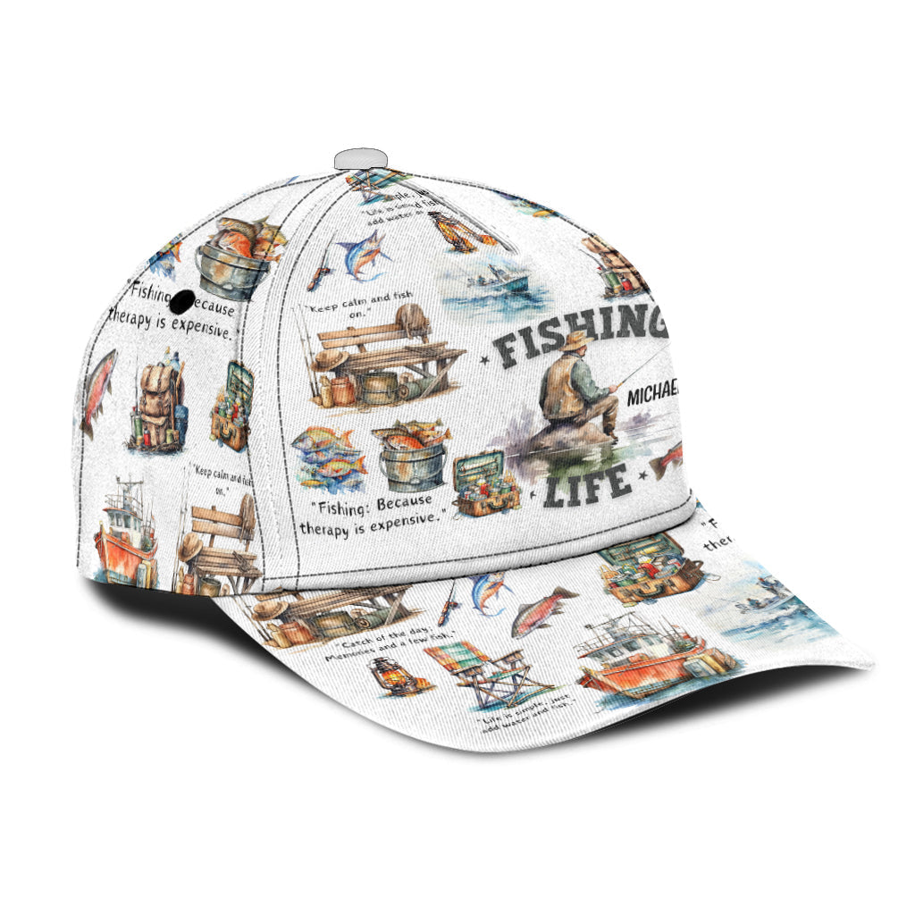 Passionné de pêche ? Casquette de pêche classique personnalisée