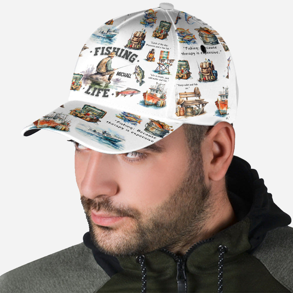 Passionné de pêche ? Casquette de pêche classique personnalisée
