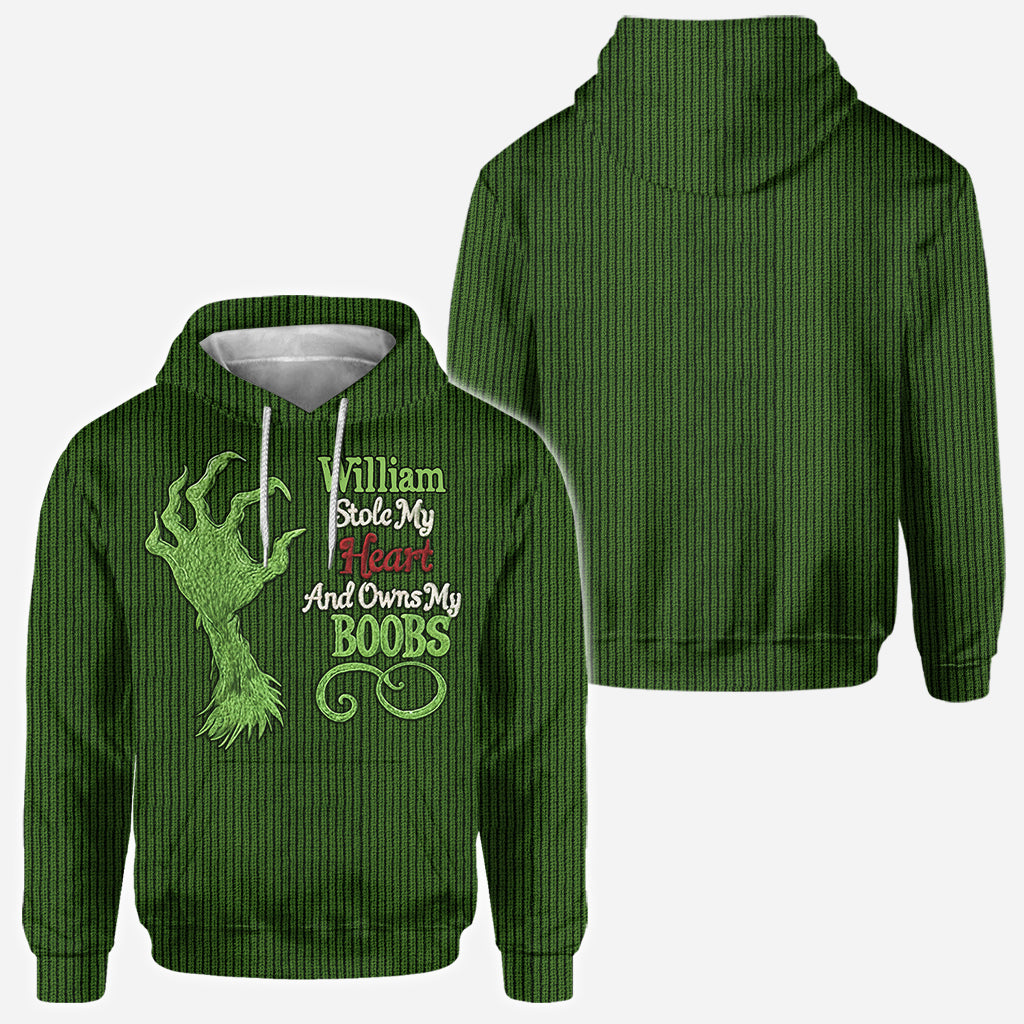 T-shirt personnalisé « J'ai volé mon cœur et je suis à toi »