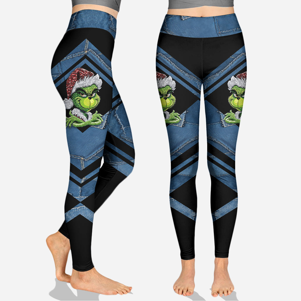 Noël magique - Sweat à capuche et legging personnalisés avec étole de Noël