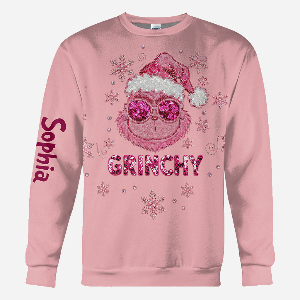 L'esprit de Noël - T-shirt personnalisé avec étole de Noël