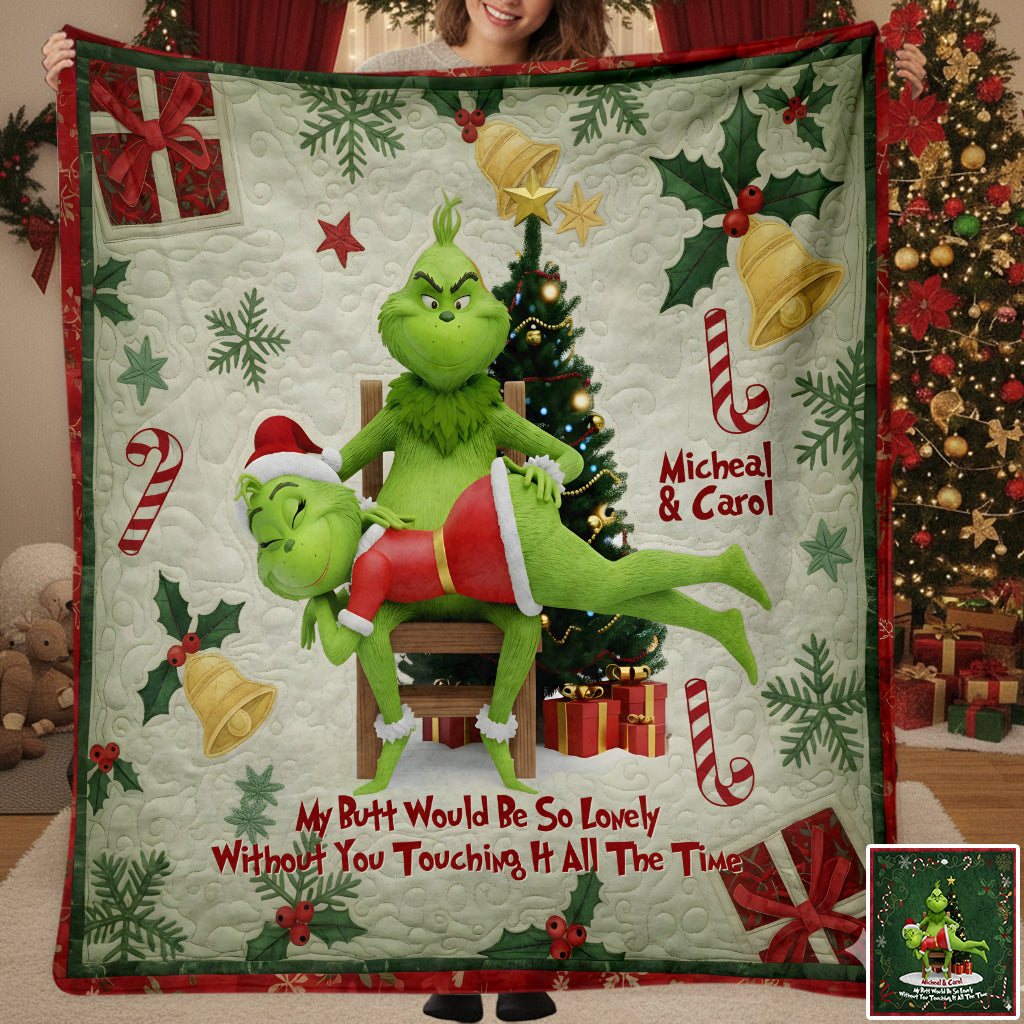 I Love You - Personalized Stole Christmas Blanket