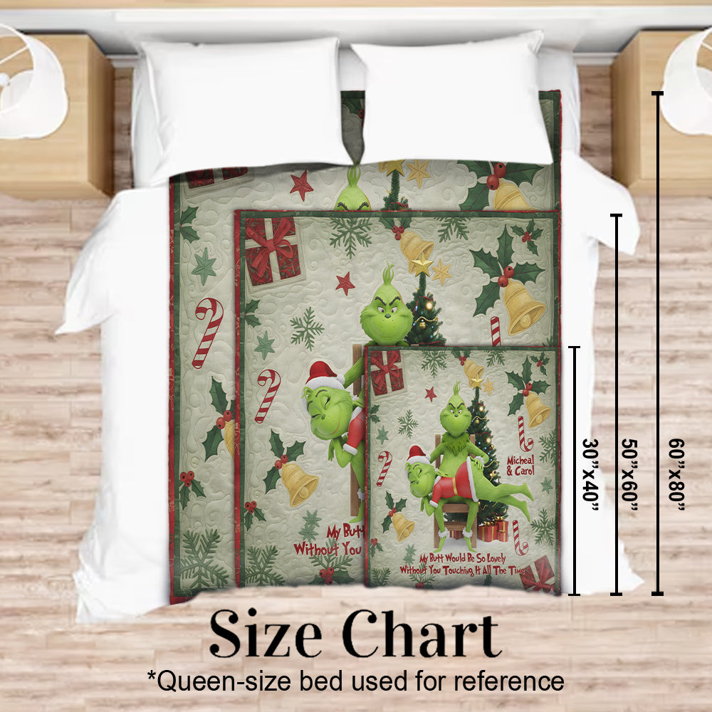 I Love You - Personalized Stole Christmas Blanket