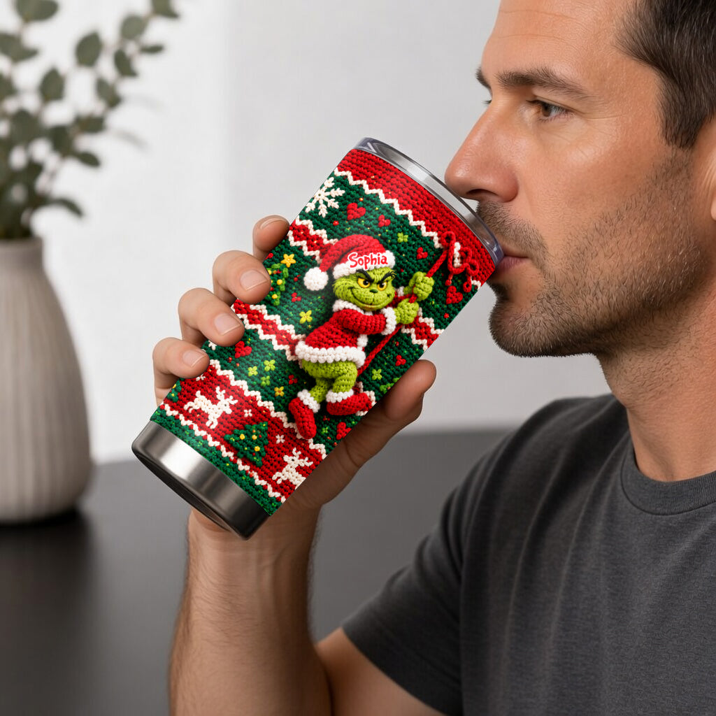 Merry Christmas - Personalized Stole Christmas Tumbler