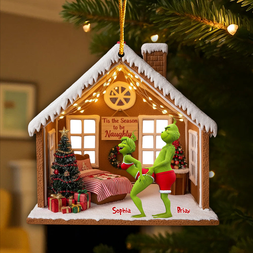 Til The Season To Be Naughty - Personalized Stole Christmas Ornament