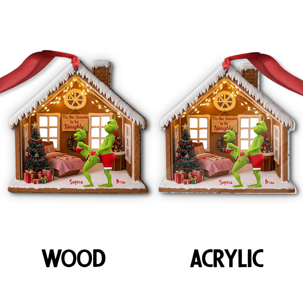 Til The Season To Be Naughty - Personalized Stole Christmas Ornament