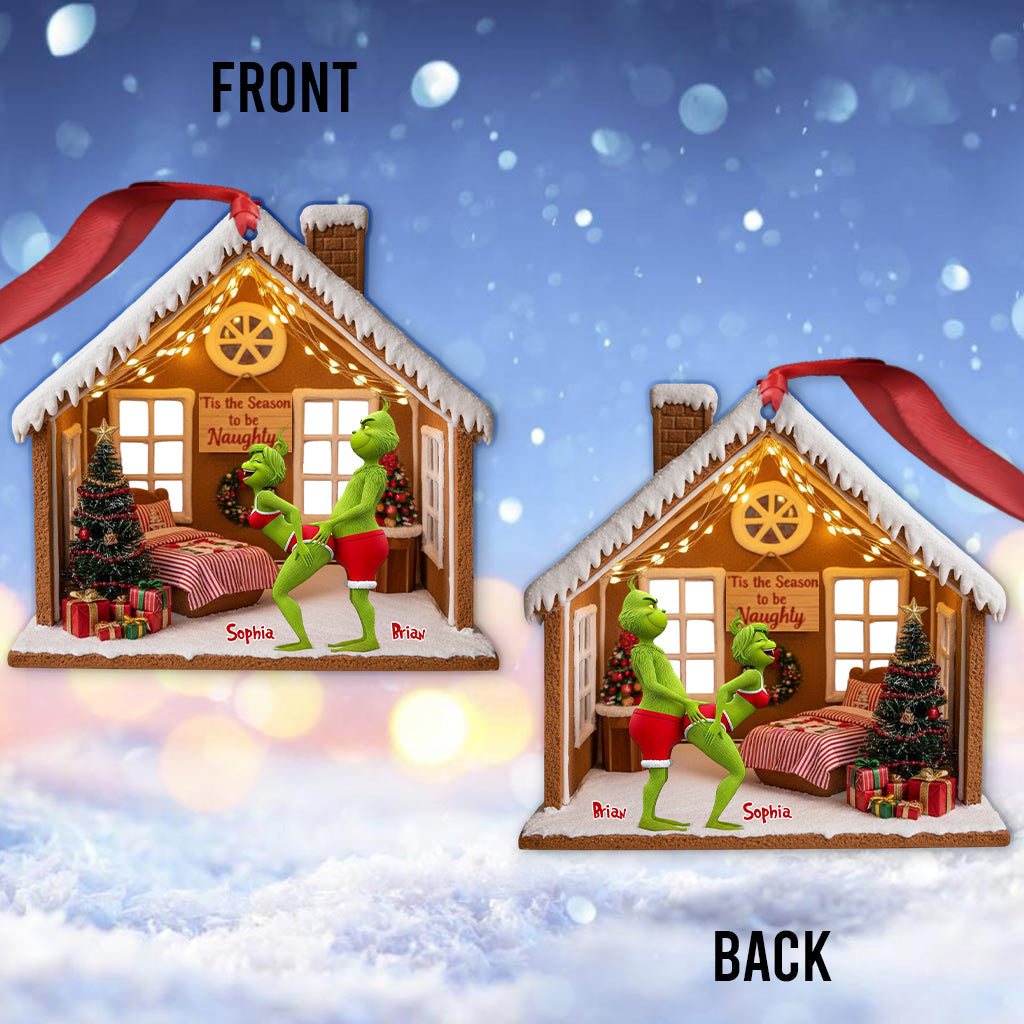 Til The Season To Be Naughty - Personalized Stole Christmas Ornament