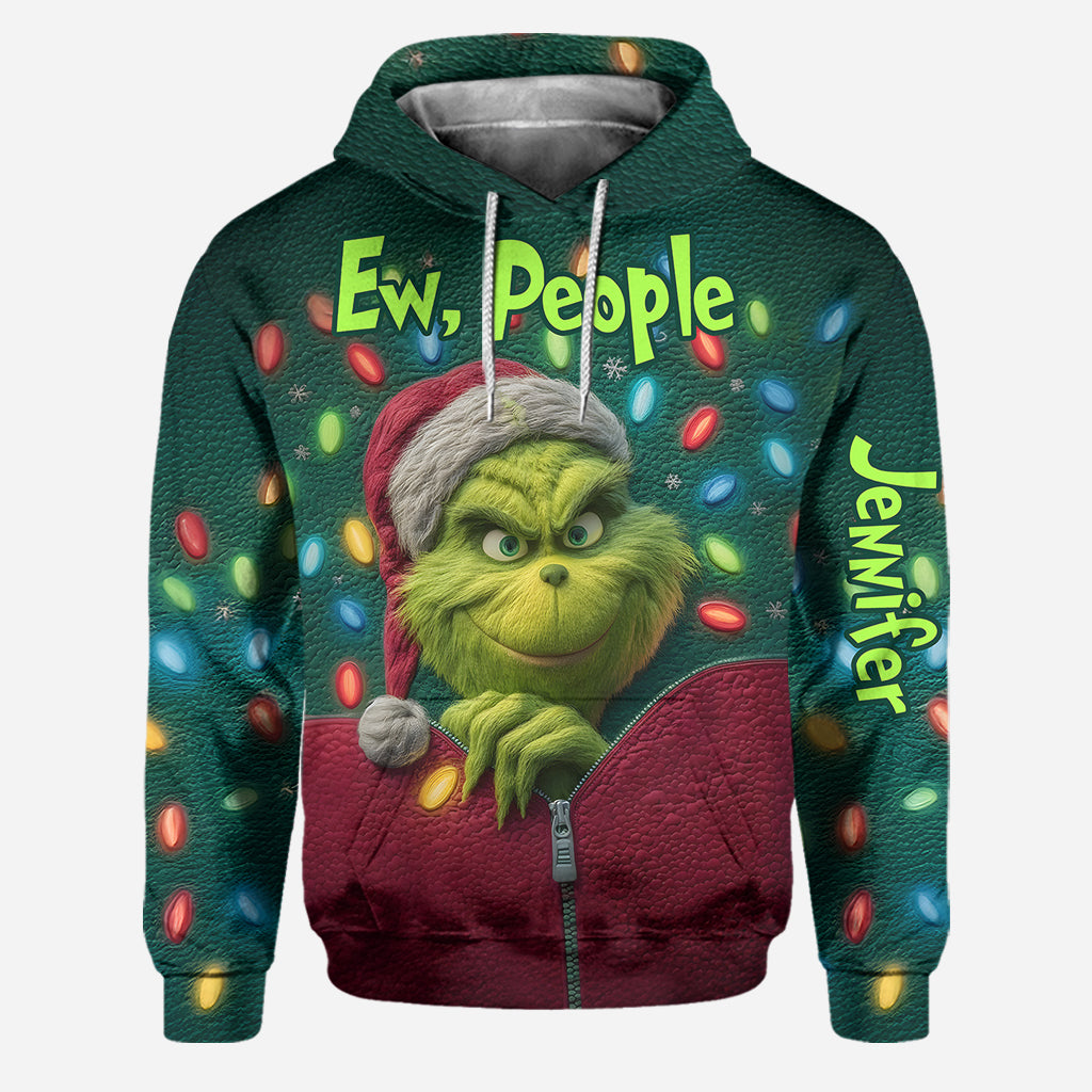 Ew People - Sweat à capuche et legging personnalisés « Étole de Noël »