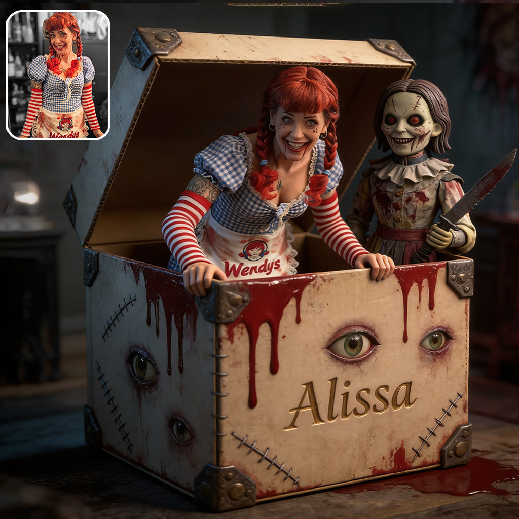 It's Horror Time - Personalized Horror Character Custom Shaped Acrylic Plaque