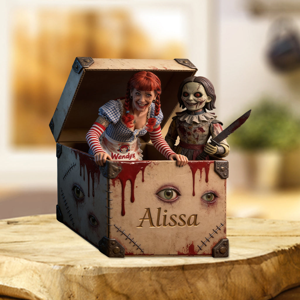 It's Horror Time - Personalized Horror Character Custom Shaped Acrylic Plaque