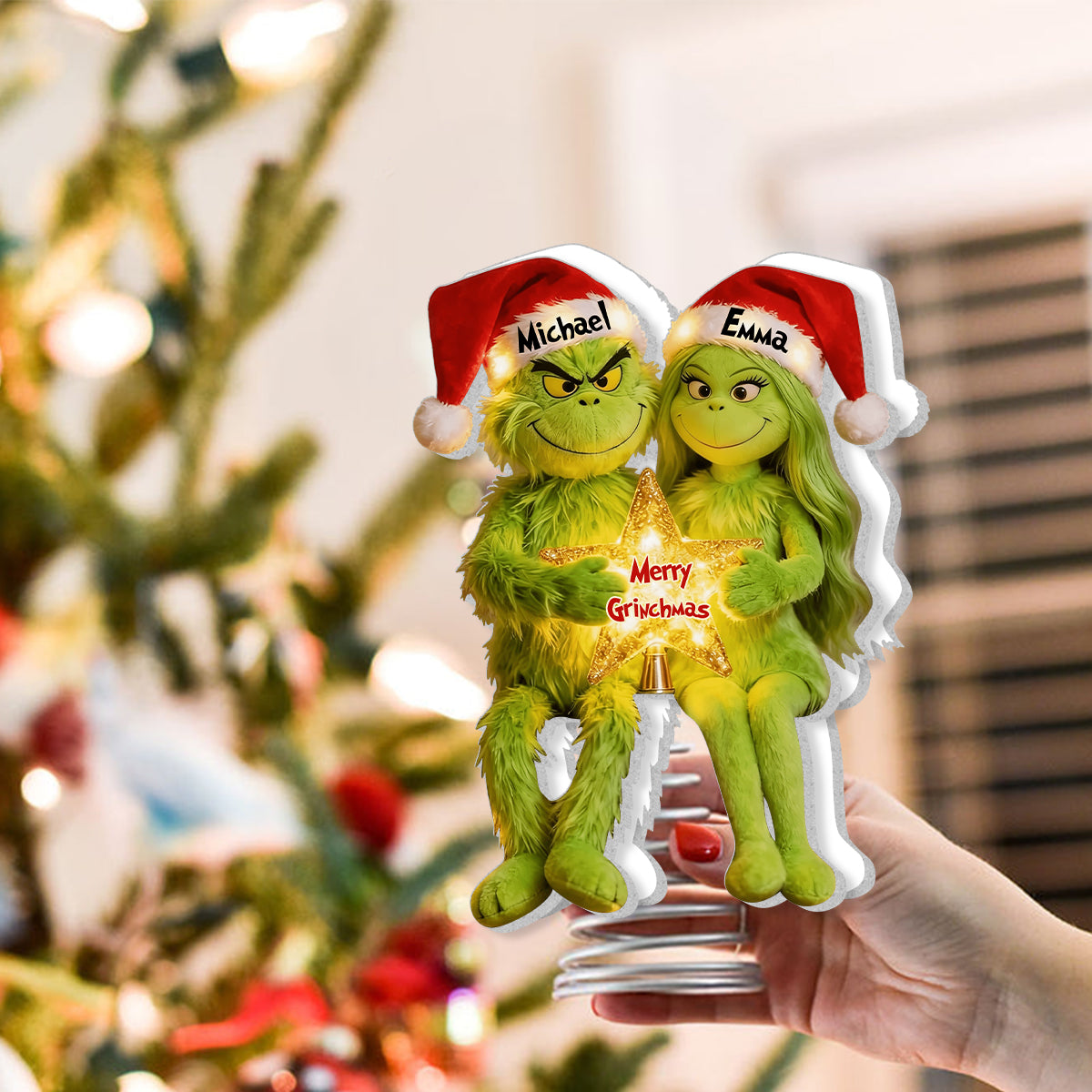 I'm Yours - Personalized Stole Christmas LED Light Tree Topper
