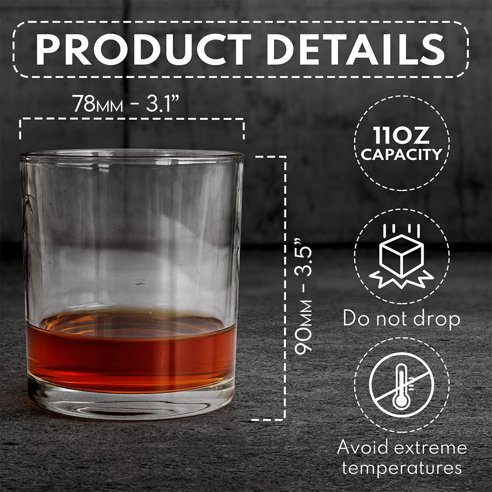 Yes, I am Old But I Saw... - Personalized King of Rock and Roll Whiskey Glass