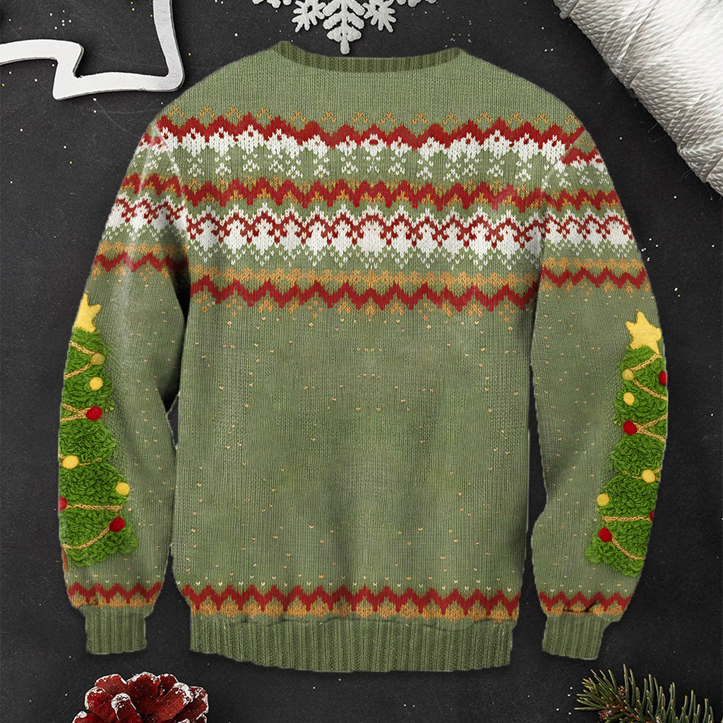 Fêtes en couple - Étole de Noël personnalisée et pull moche