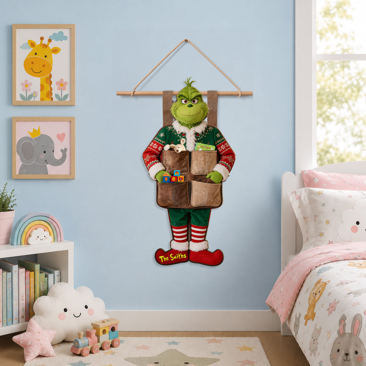 Merry Christmas - Personalized Stole Christmas Hanging Organizer