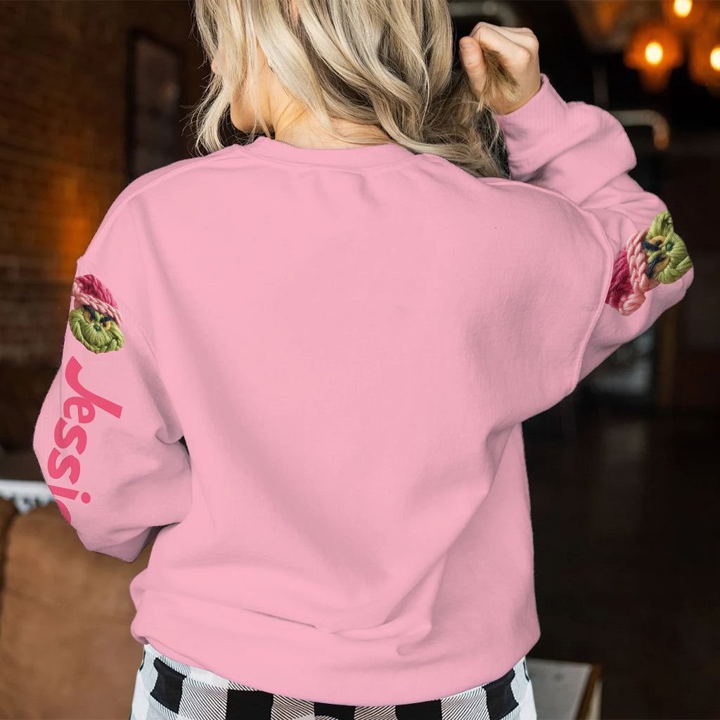 Merry Grinchmas - Personalized Stole Christmas Ugly Sweater