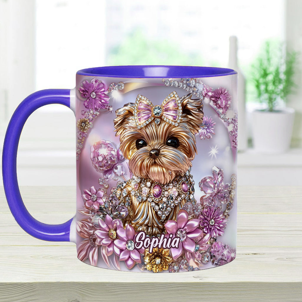 Yorkshire Terrier Lover - Personalized Dog Accent Mug