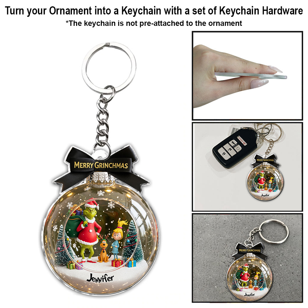 Joyeux Grinchmas - Étole de Noël personnalisée