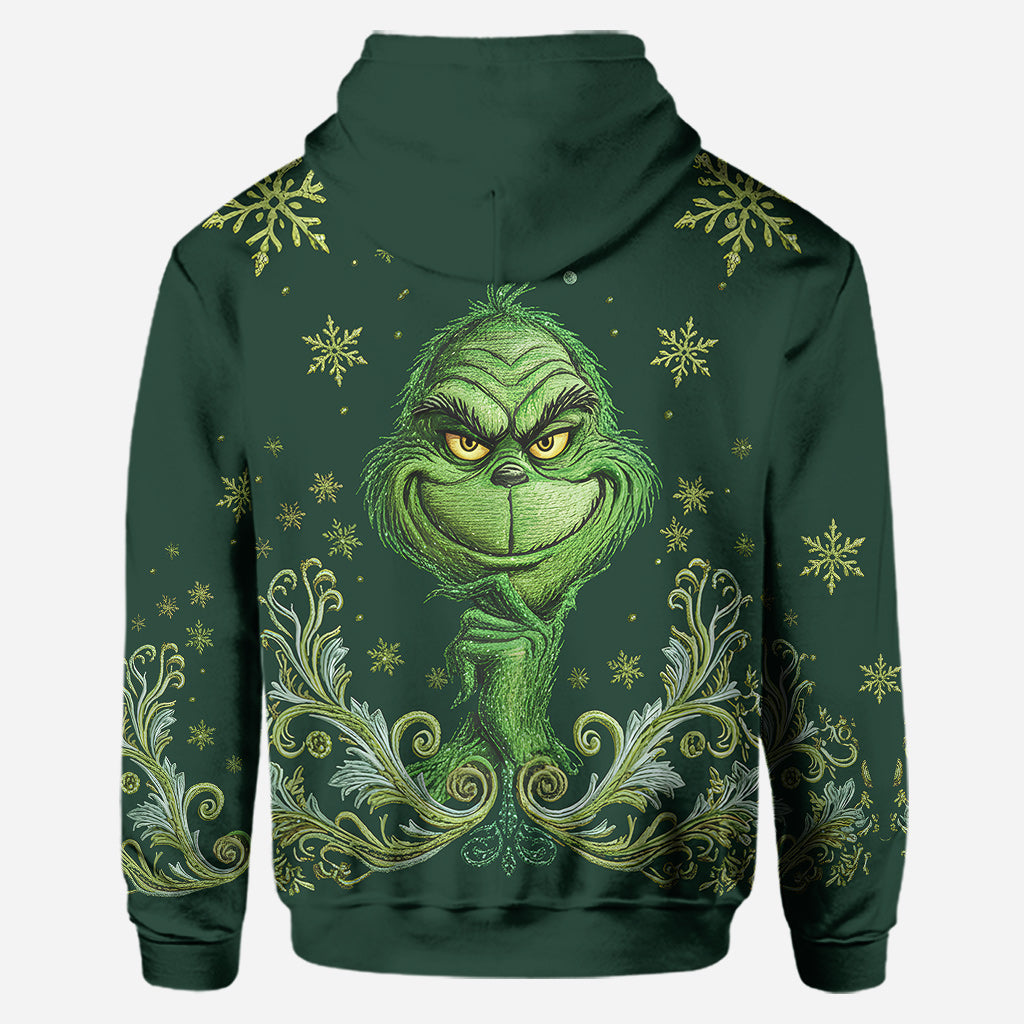 Merry Grinchmas - Personalized Stole Christmas Hoodie and Leggings