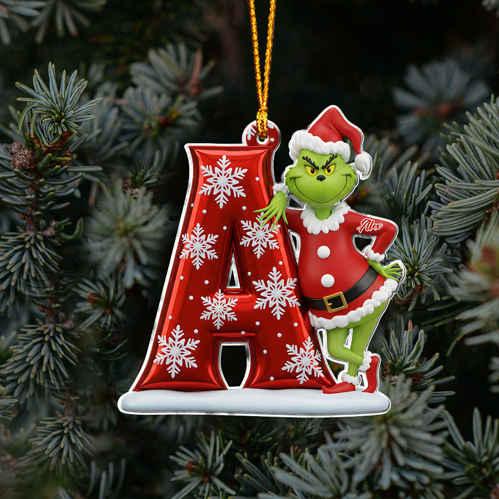 Merry Christmas - Personalized Stole Christmas Ornament