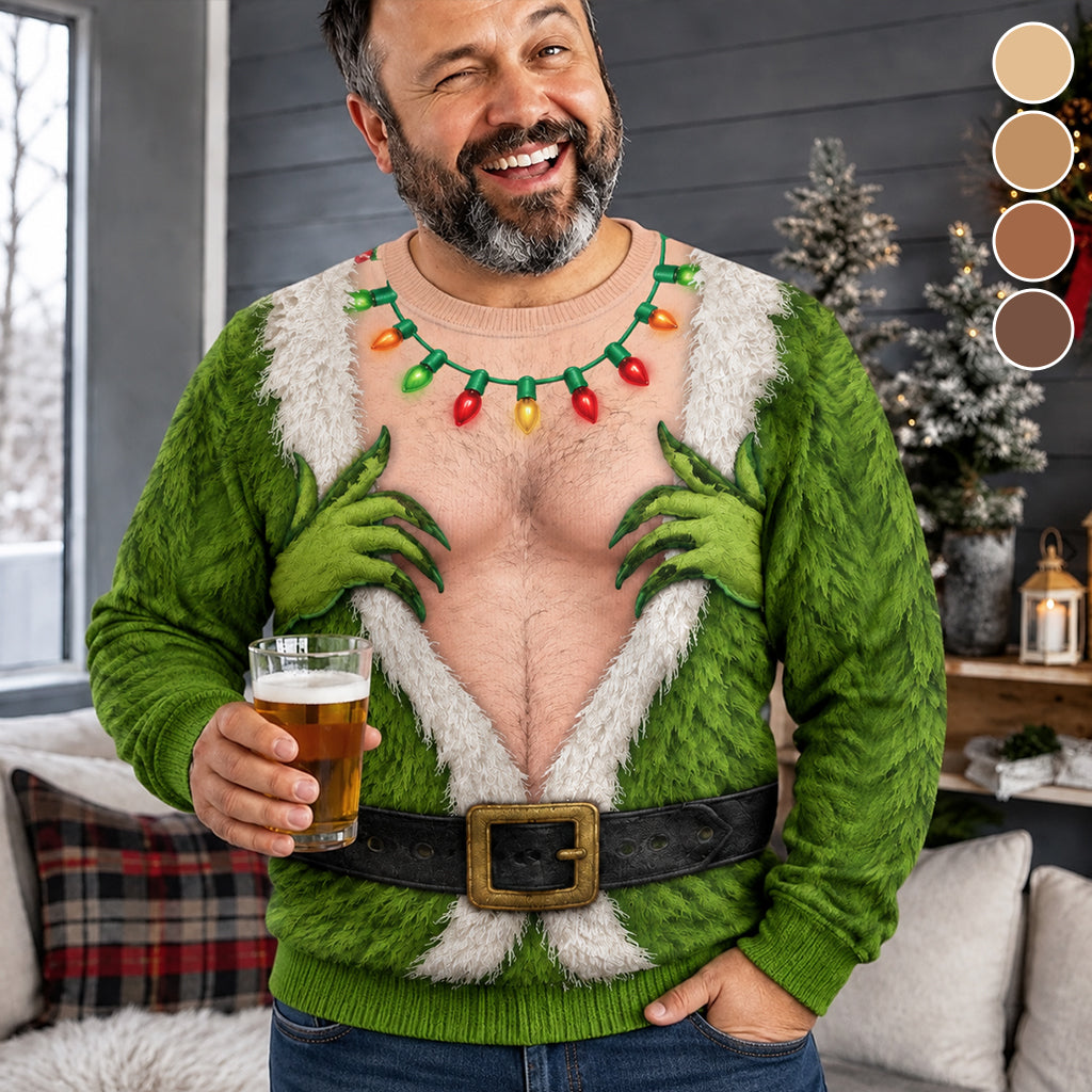 Funny Christmas - Personalized Stole Christmas Ugly Sweater