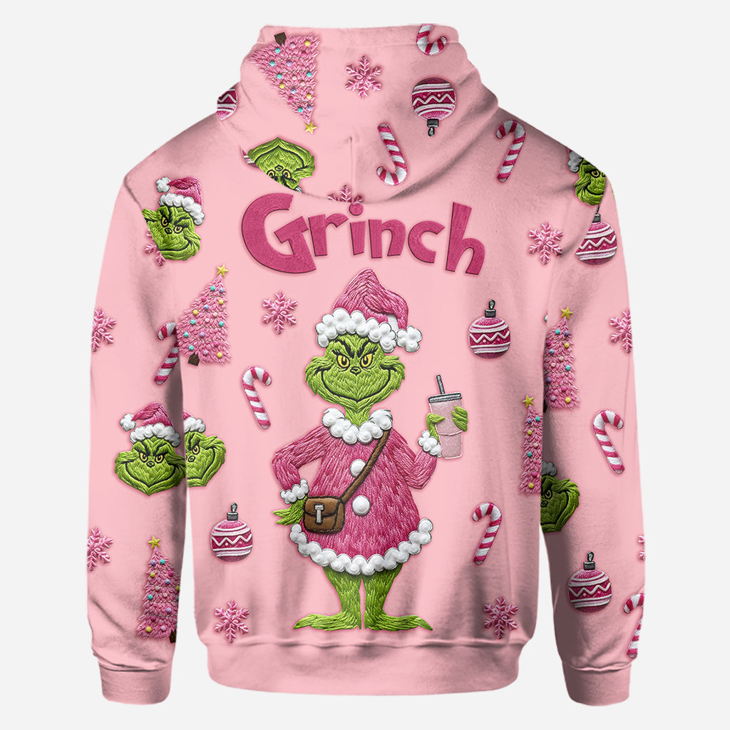 Merry Grinchmas - Personalized Stole Christmas All Over Shirt