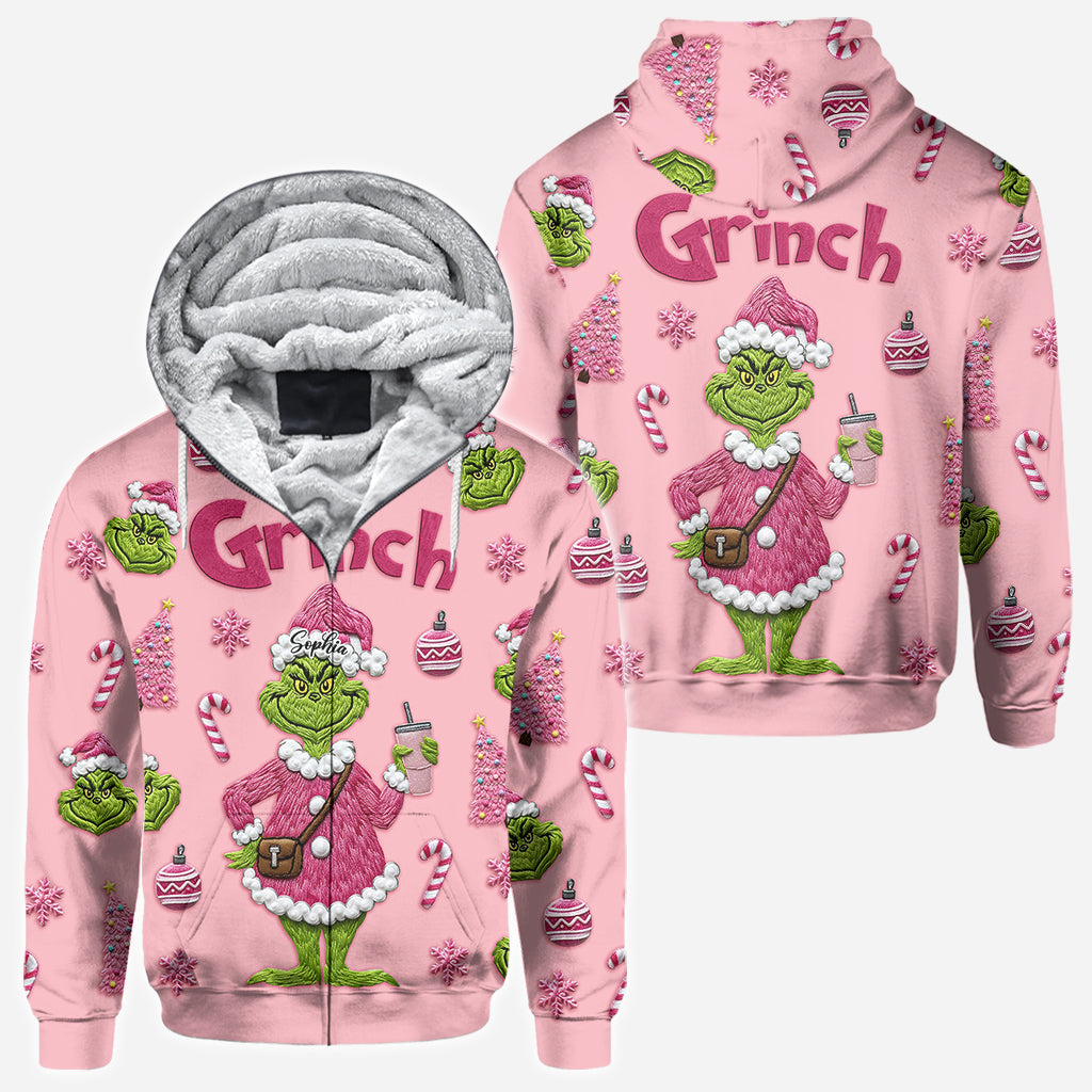 Merry Grinchmas - Personalized Stole Christmas All Over Shirt