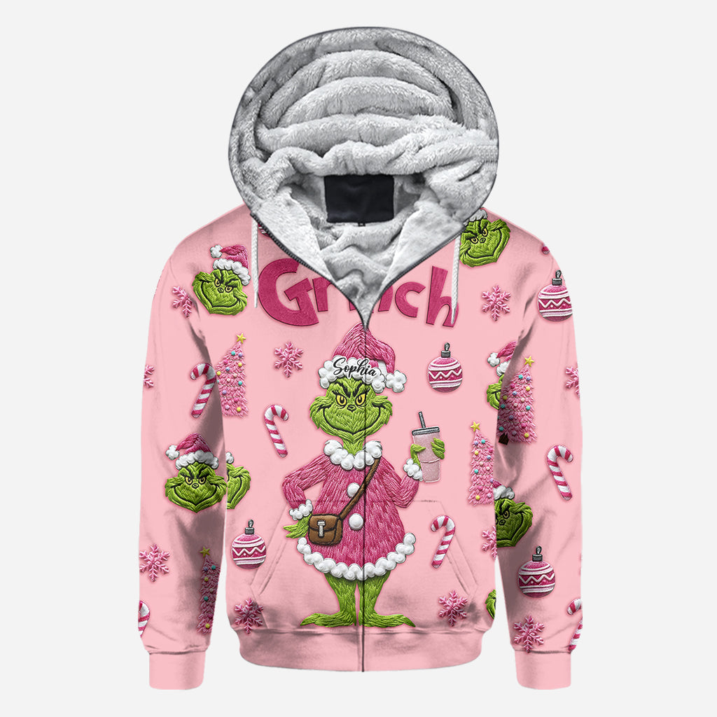 Merry Grinchmas - Personalized Stole Christmas All Over Shirt