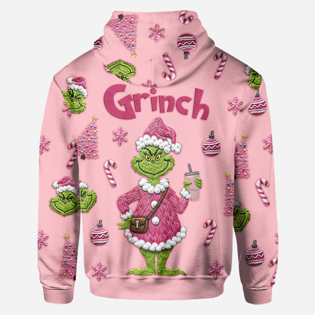 Merry Grinchmas - Personalized Stole Christmas All Over Shirt