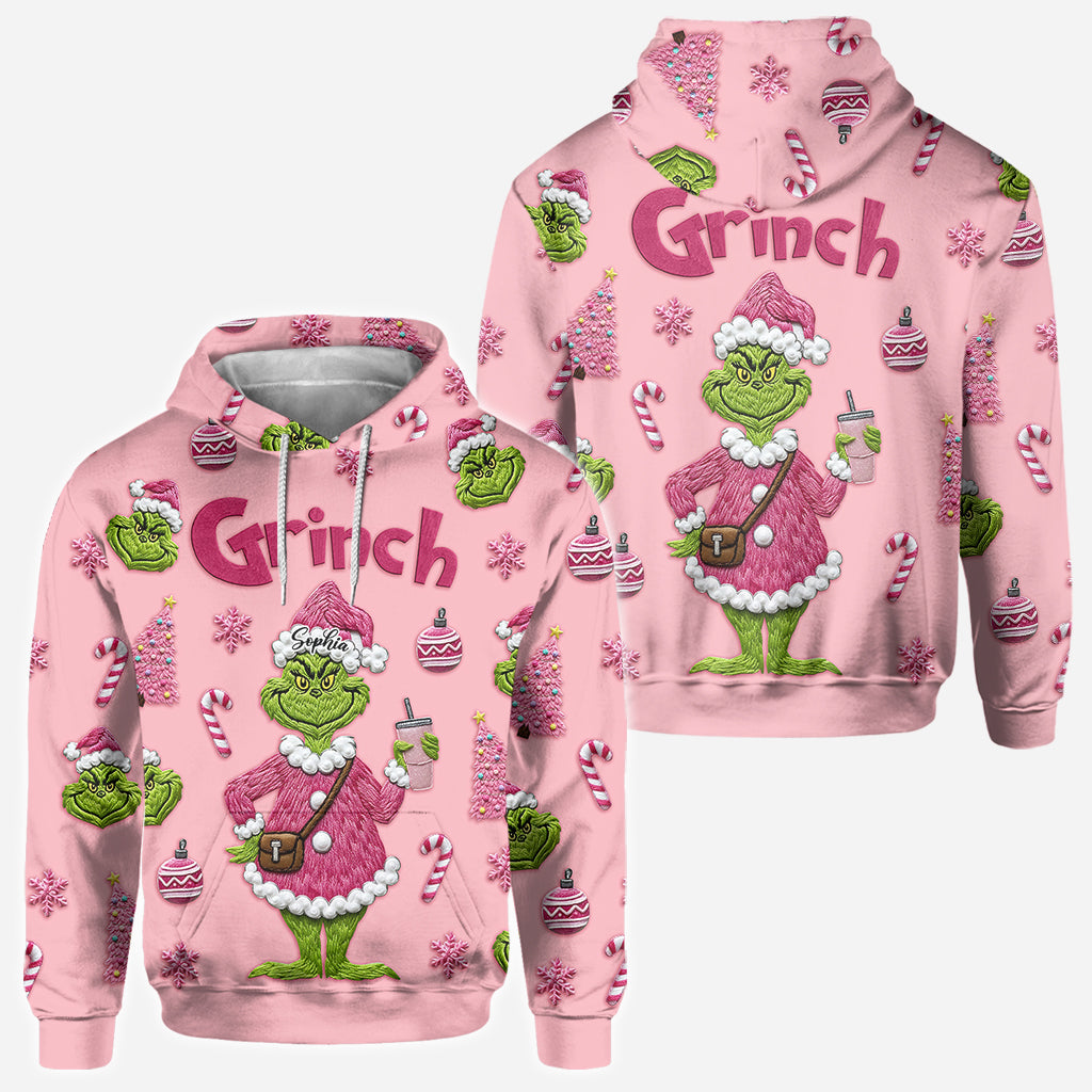 Merry Grinchmas - Personalized Stole Christmas All Over Shirt