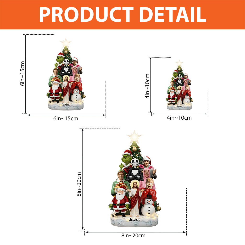 Merry Christmas - Personalized Stole Christmas Custom Shaped Acrylic Plaque