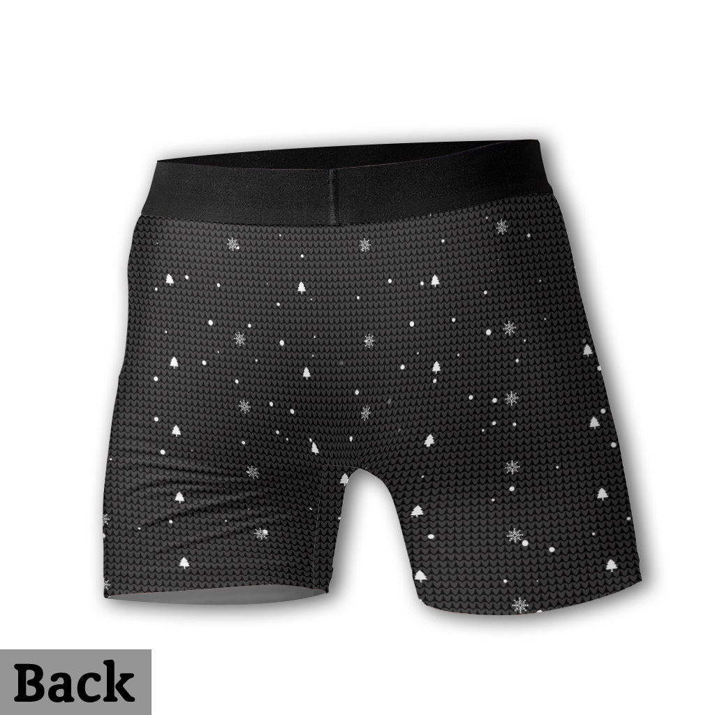 Funny Monster Couple - Personalized Couple Men’s Boxer Briefs