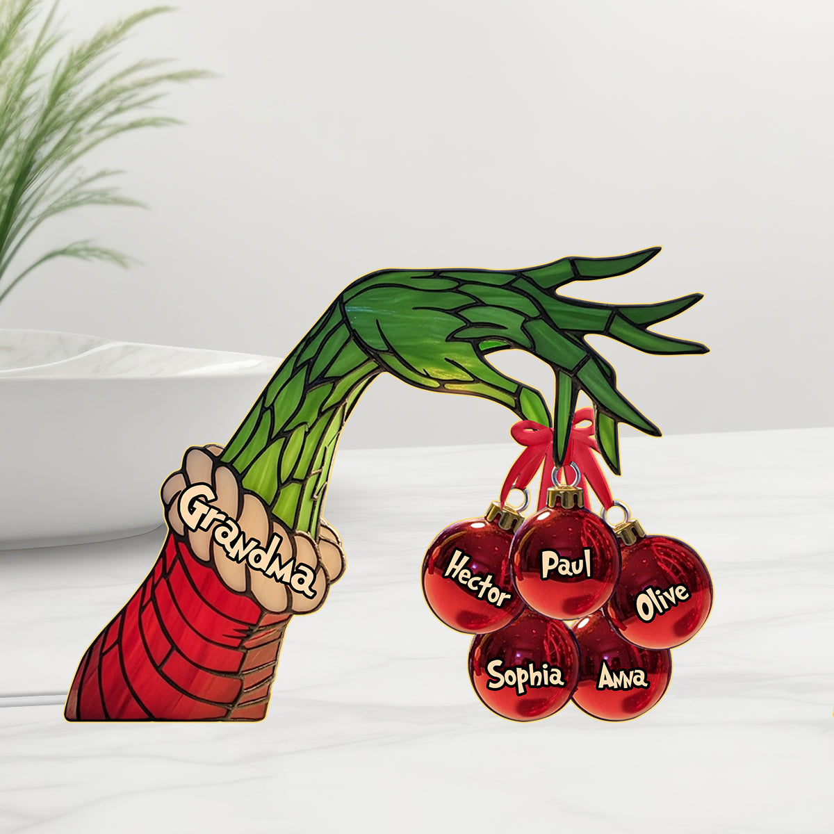 Merry Christmas - Personalized Stole Christmas Acrylic LED Night Light