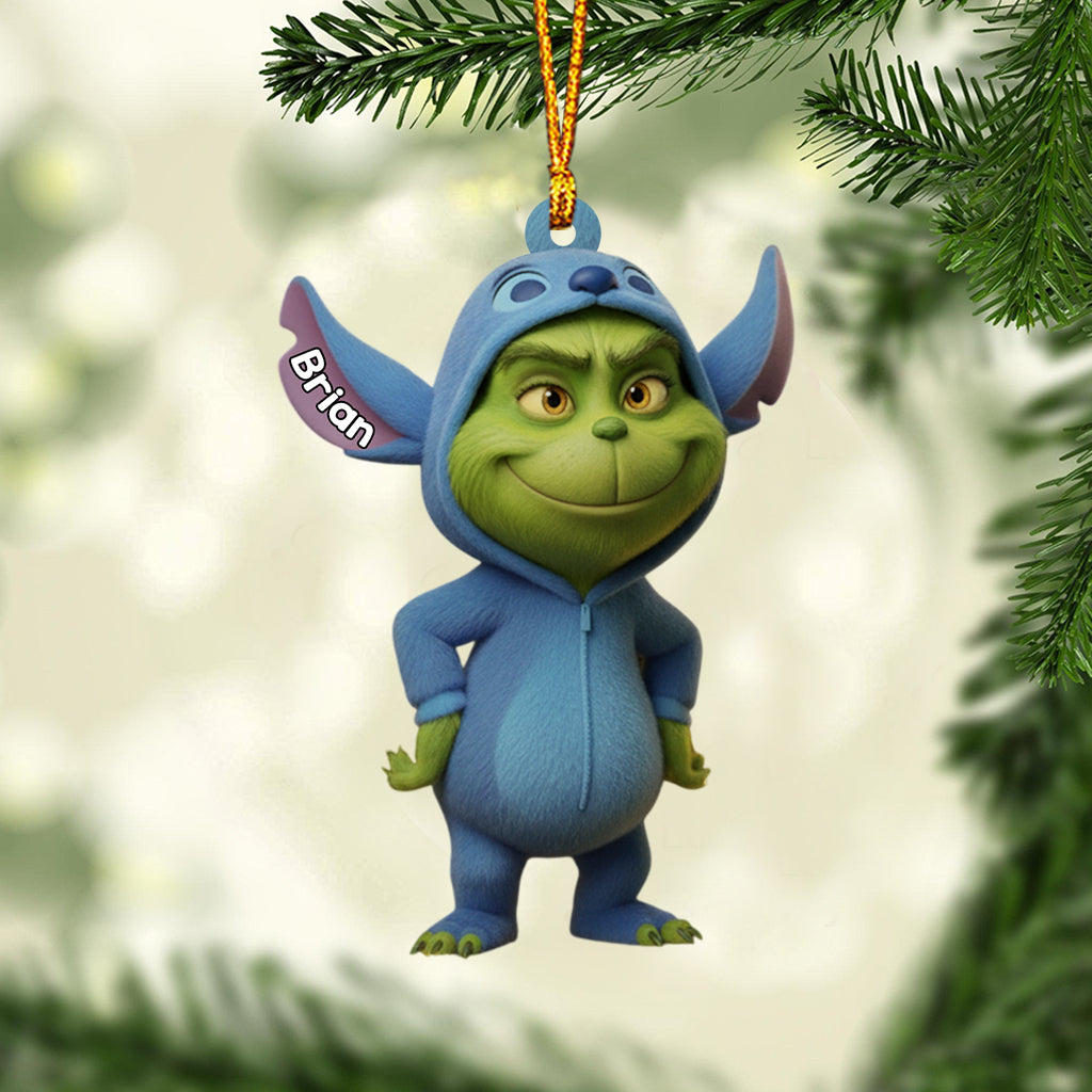 Joyeux Noël Amis Bleus et Verts - Étole de Noël personnalisée