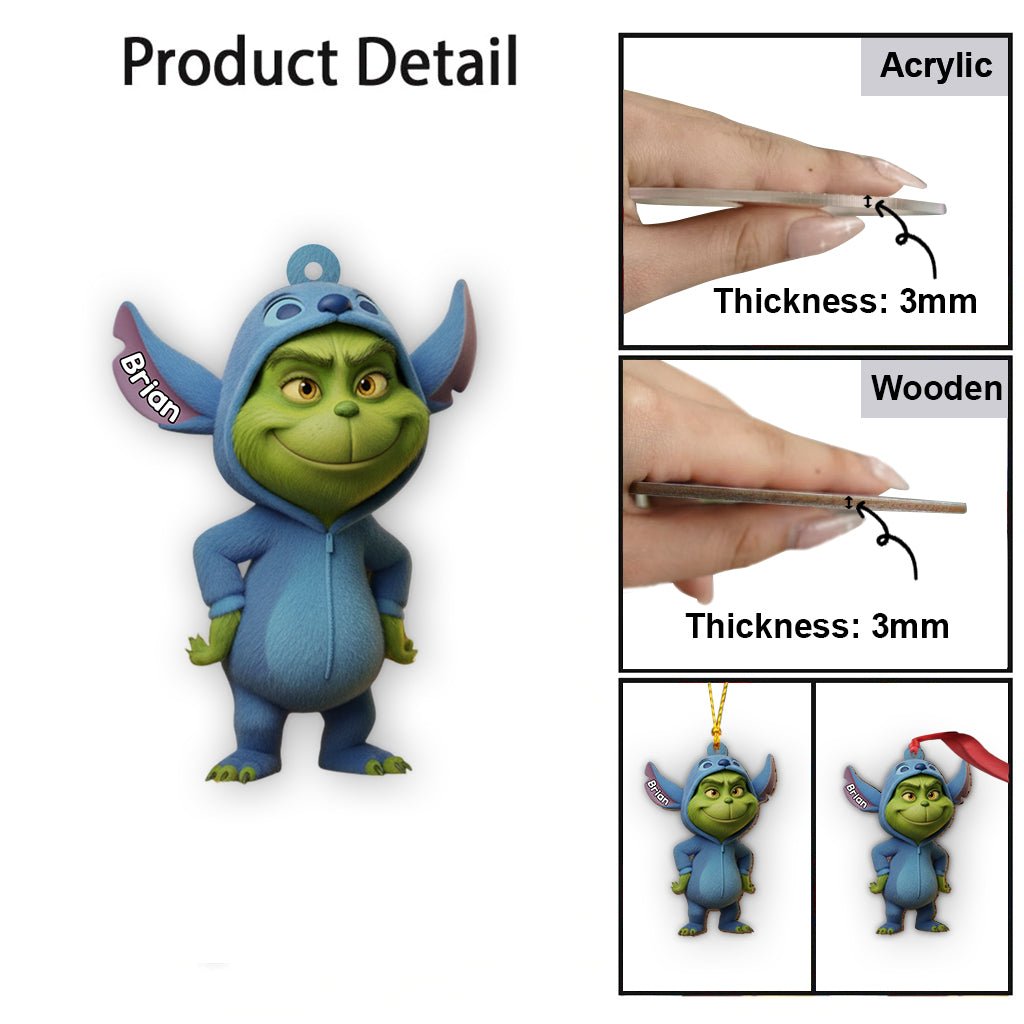 Joyeux Noël Amis Bleus et Verts - Étole de Noël personnalisée