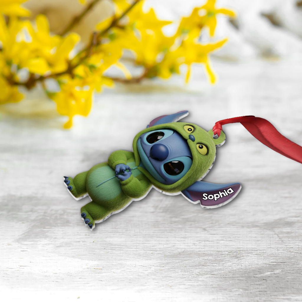 Joyeux Noël Amis Bleus et Verts - Étole de Noël personnalisée