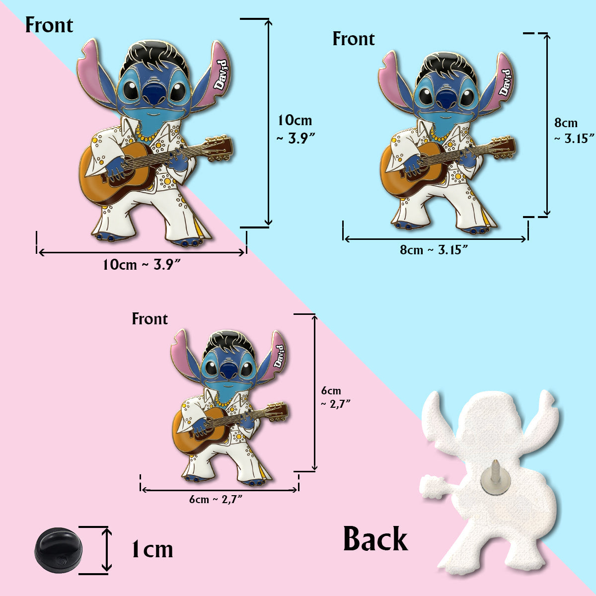 Falling In Love With You - King of Rock and Roll Pin