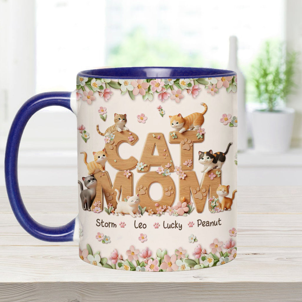 Maman Chat - Mug personnalisé avec motif chat