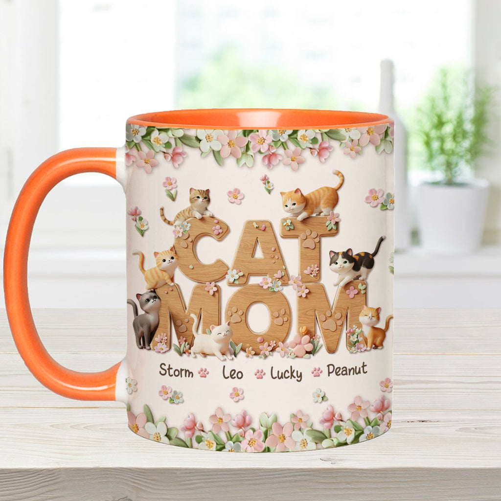 Maman Chat - Mug personnalisé avec motif chat