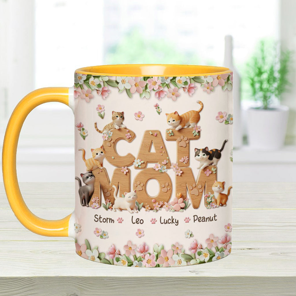 Maman Chat - Mug personnalisé avec motif chat