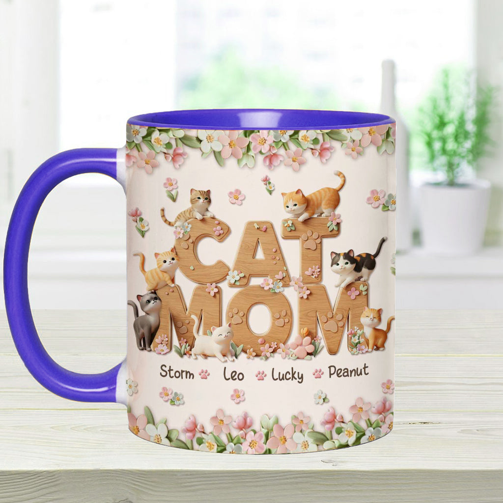 Maman Chat - Mug personnalisé avec motif chat