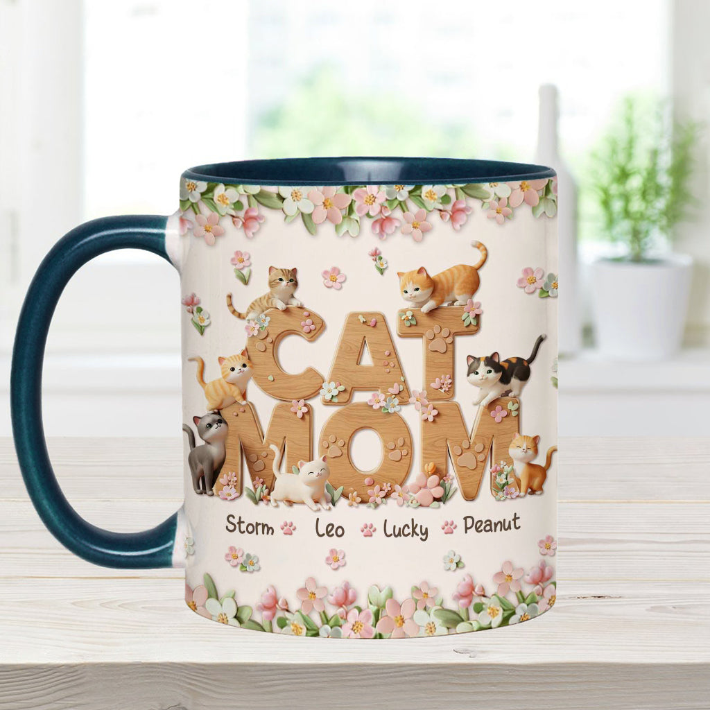 Maman Chat - Mug personnalisé avec motif chat