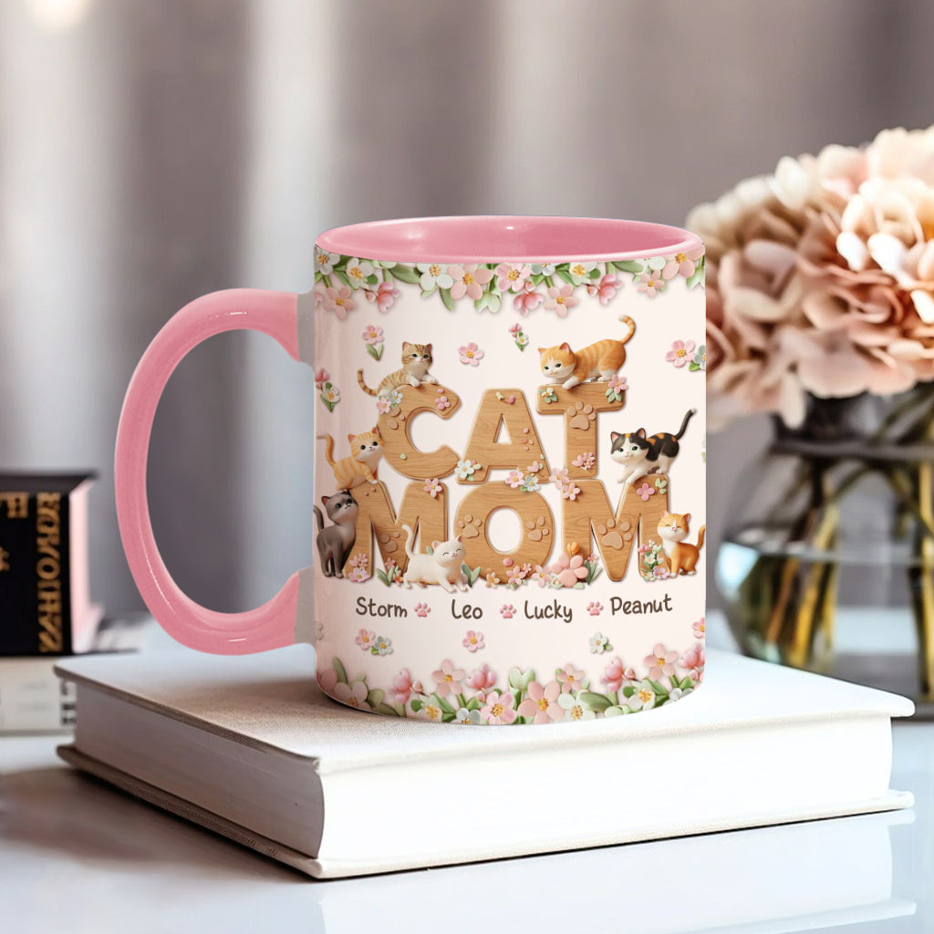Maman Chat - Mug personnalisé avec motif chat