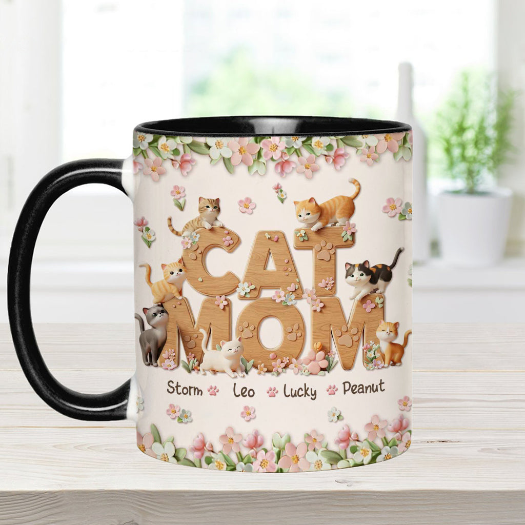 Maman Chat - Mug personnalisé avec motif chat