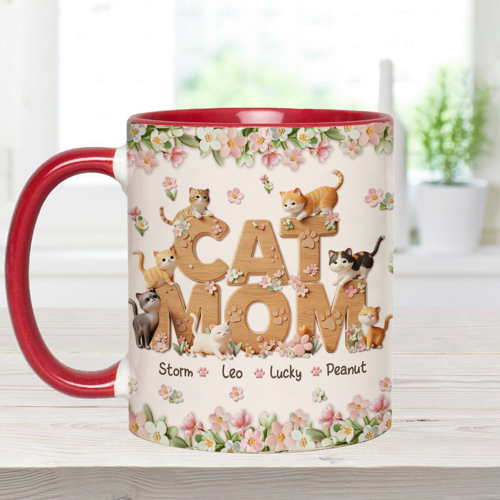 Maman Chat - Mug personnalisé avec motif chat