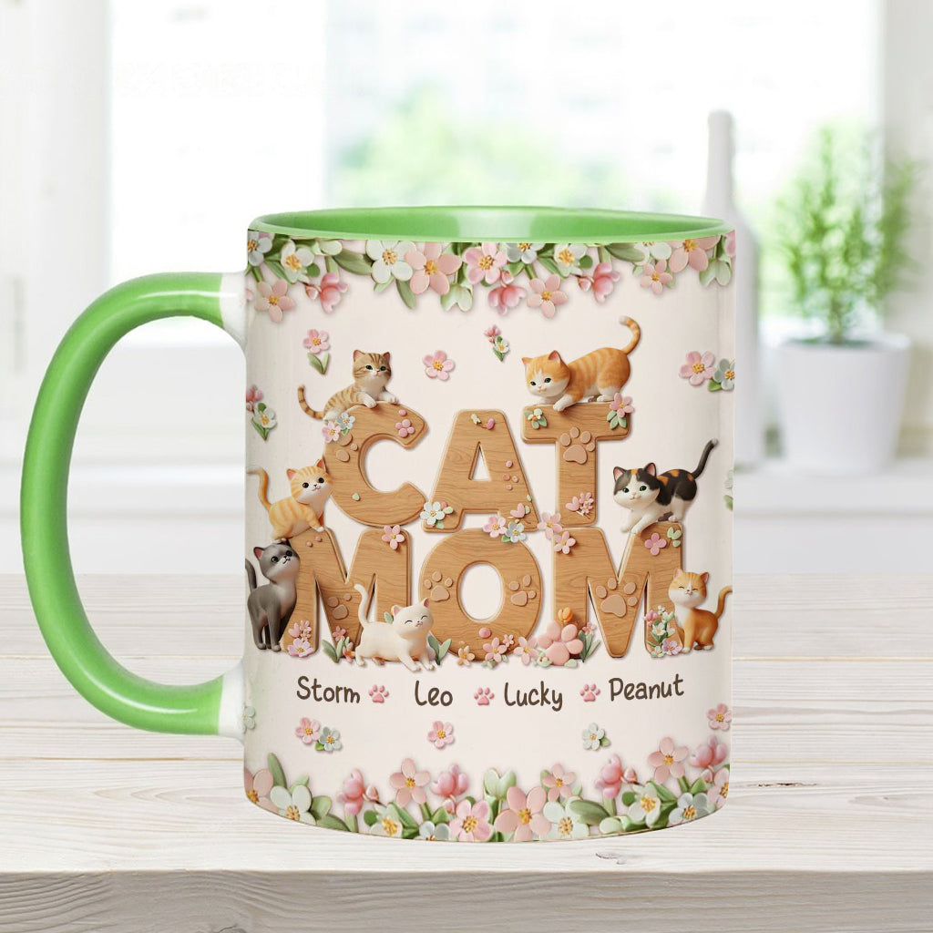 Maman Chat - Mug personnalisé avec motif chat