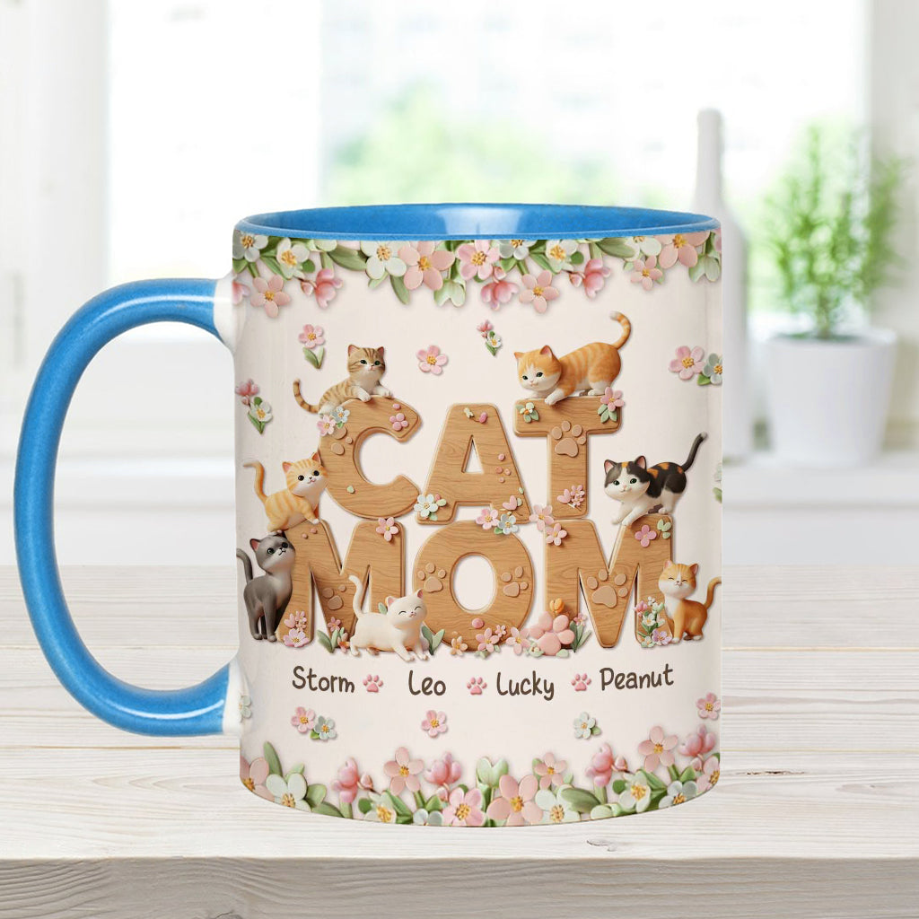 Maman Chat - Mug personnalisé avec motif chat