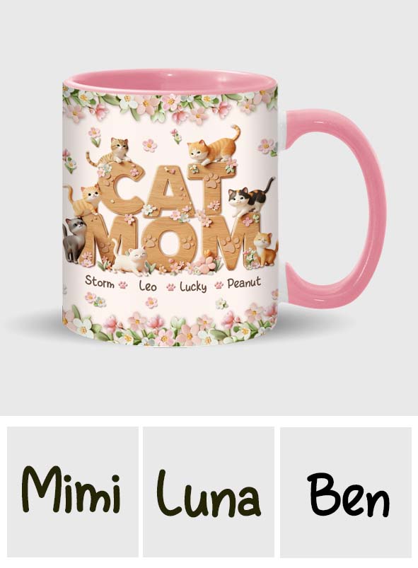 Maman Chat - Mug personnalisé avec motif chat