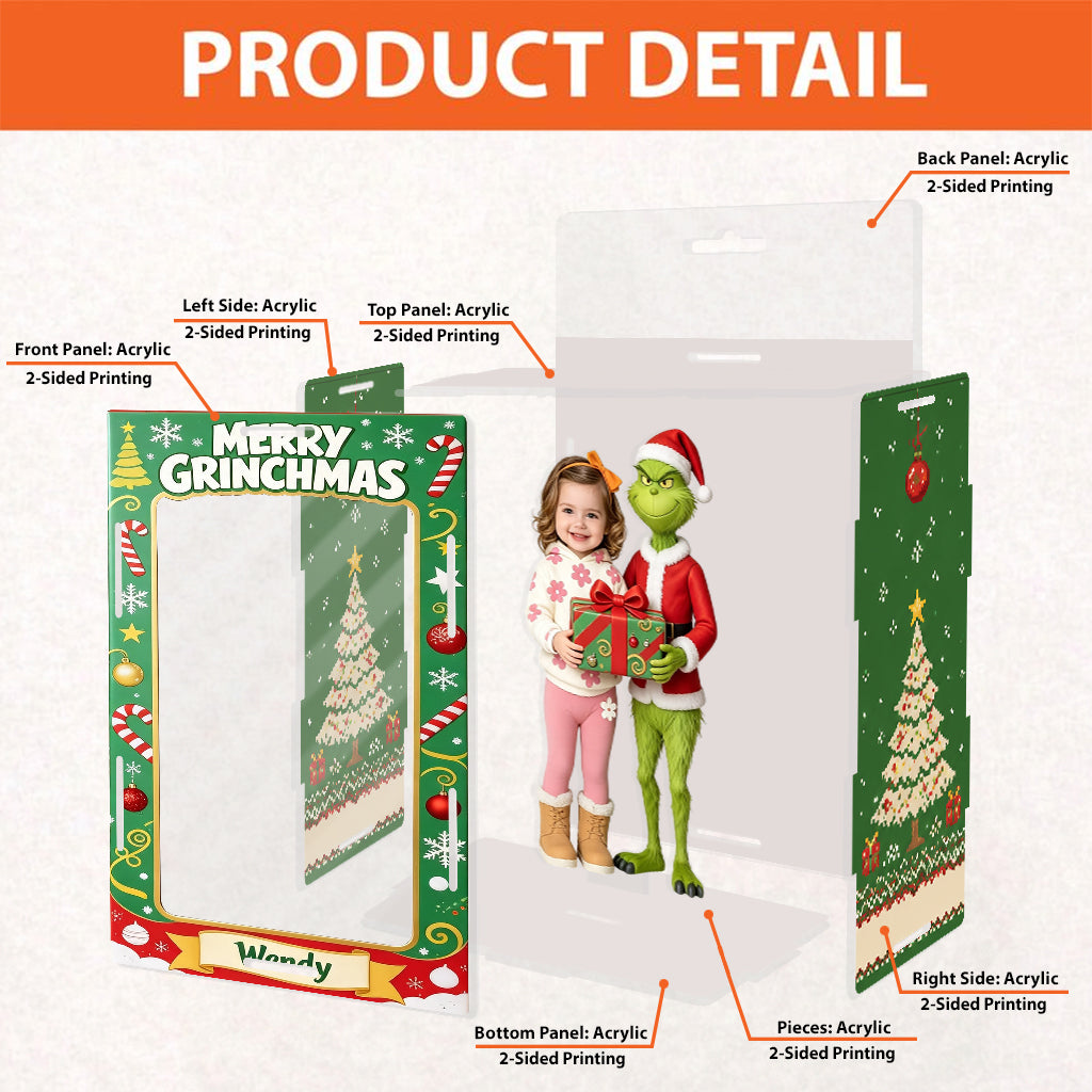 Merry Grinchmas - Personalized Stole Christmas Acrylic Display Box