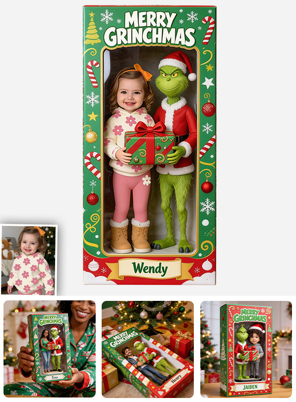 Merry Grinchmas - Personalized Stole Christmas Acrylic Display Box