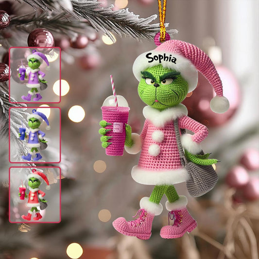 Joyeux Grinchmas - Étole de Noël personnalisée